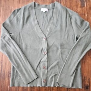 Northern Reflections Sage Green Cardigan Size Medium